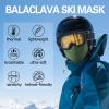 Oliumt Balaclava Ski Mask, Warm, Breathable & Lightweight, Full Coverage Fleece Winter Face Mask for Men & Women (Army Green) view 2