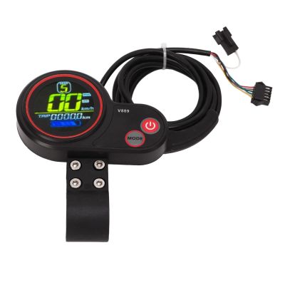 Electric Thumb Throttle, Smart Control Electric Thumb Throttle with Display, E Thumb Throttle Attachment with 22.2mm Installation Interface for Electric Scooter, Electric