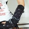 Punk Gothic Function Fingerless Arm Glove Sleeve Cuffs Cool Black Hip Hop Arm Warmers Sun Protective For cycling Costume (punk belt) view 3