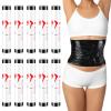 Yinder 10 Rolls 60 Meters Plastic Body Wrap Stomach Osmotic Wraps Film Skinny Belly Wrap Abdomen Waist Workout Sweat Enhancer Cellulite Saran for Sauna Exercise Waist Hot Burning, Black view 1