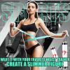 Yinder 10 Rolls 60 Meters Plastic Body Wrap Stomach Osmotic Wraps Film Skinny Belly Wrap Abdomen Waist Workout Sweat Enhancer Cellulite Saran for Sauna Exercise Waist Hot Burning, Black view 4