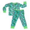 Florida Kid Co. Jawlly Two Piece Christmas Pajama Set for Toddlers, made with Viscose from Bamboo and Spandex view 1