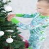 Florida Kid Co. Jawlly Two Piece Christmas Pajama Set for Toddlers, made with Viscose from Bamboo and Spandex view 2