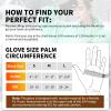 uncn Heated Gloves Fingerless for Women Man Work Touchscreen Gloves for Winter Cold Weather Rechargeable Electric (Medium) view 4