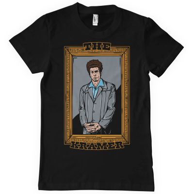 Seinfeld Officially Licensed The Kramer Art Mens T-Shirt (Black), Medium