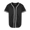 TKJPYWYH Blank Baseball Jersey Button Down Shirts,Men's Hip Hop Plain Short Sleeve Sports T Shirts S-3XL (#Black,3X-Large) view 2