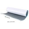 LOYALHEARTDY Boat Flooring EVA Foam Decking Sheet Faux Teak Marine Mat Marine Carpet Mat Non-Slip Self-Adhesive Flooring Mat for Marine RV Yacht Kayak 94.5''x23.6'' view 2