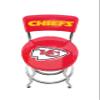ARCADE1UP NFL Blitz High Back Stool with Adjustable Height and Swiveling Padded Seat (Kansas City Chiefs) view 1