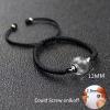 2PCS Glass Ball Bracelet Urn Bracelets Memorial Bracelets Urn Bangle for Ashes Glass Vial Pendant Transparent Cremation Storage Keepsake Adjustable (B-Red+Black) view 2