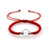 2PCS Glass Ball Bracelet Urn Bracelets Memorial Bracelets Urn Bangle for Ashes Glass Vial Pendant Transparent Cremation Storage Keepsake Adjustable (B-Red+Black) view 4