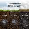 TRIPTIPS Biodegradable Portable Toilet Bags 8 Gallon40 Count Camping Toilet Bags for Portable Potty, Leak-Proof 100% Compostable Toilet Waste Bags 5 Gallon Bucket for OutdoorsBlack view 2