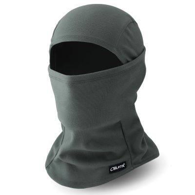 Oliumt Balaclava Ski Mask, Warm, Breathable & Lightweight, Full Coverage Fleece Winter Face Mask for Men & Women (Dark Grey)