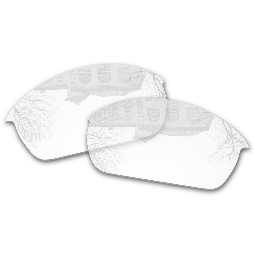 Millersawp Flak Jacket Anti Blue Light Replacement Lenses Compatible with Oakley Sunglass-HD Clear