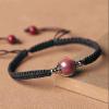 2PCS 2PCS Glass Ball Bracelet Memorial Bracelets Glass Vial Pendant Bracelet Urn Bangle for Ashes (A-Double Black) view 4