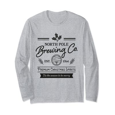 North Pole Brewing Co. Christmas Long Sleeve T-Shirt