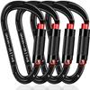 Auto Locking Carabiner Heavy Duty Carabiner 25kN UIAA Certified Climbing Carabiner Climbing Equipment Safety Carabiners for Rappelling, Hammocks, Rescue, Dog Leash, Swing view 1