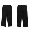 JEEYJOO Boys Kids Trousers Elastic Waist Chino Pants School Uniform Pull On Smart Dress Pants Black 2 Years view 3