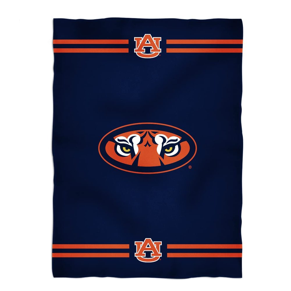 Auburn Tigers Fleece Throw Blanket Sofa Bedding for Living Room - Ultra Soft Plush Warm & Cozy Blanket for Kids Teenager College Students 40"x58"