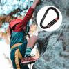 Auto Locking Carabiner Heavy Duty Carabiner 25kN UIAA Certified Climbing Carabiner Climbing Equipment Safety Carabiners for Rappelling, Hammocks, Rescue, Dog Leash, Swing view 3