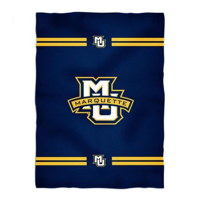 Marquette University Fleece Throw Blanket Sofa Bedding for Living Room - Ultra Soft Plush Warm & Cozy Blanket for Kids Teenager College Students 40"x58"