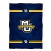 Marquette University Fleece Throw Blanket Sofa Bedding for Living Room - Ultra Soft Plush Warm & Cozy Blanket for Kids Teenager College Students 40"x58" view 1