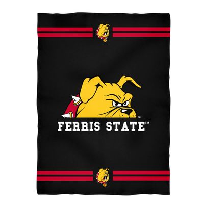 Ferris State University Fleece Throw Blanket Sofa Bedding for Living Room - Ultra Soft Plush Warm & Cozy Blanket for Kids Teenager College Students 40"x58"