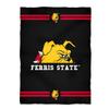 Ferris State University Fleece Throw Blanket Sofa Bedding for Living Room - Ultra Soft Plush Warm & Cozy Blanket for Kids Teenager College Students 40"x58" view 1
