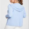 baleaf Women's SPF Jacket Sun Shirt UV Protection Hoodie Zip Up Long Sleeve Hooded Summer Clothing Running Hiking Kentucky Blue L view 2