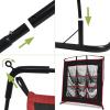 MiniTang Baseball Pitching Target Net - 9 Pockets Portable Softball Hitting Training Aid - 4x4 FT Stable Iron Frame with Carry Bag for Backyard Indoor Outdoor Practice view 4