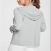 baleaf Women's SPF Jacket Sun Shirt UV Protection Hoodie Zip Up Long Sleeve Hooded Summer Clothing Running Hiking Grey XL view 2