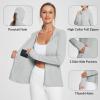 baleaf Women's SPF Jacket Sun Shirt UV Protection Hoodie Zip Up Long Sleeve Hooded Summer Clothing Running Hiking Grey XL view 4