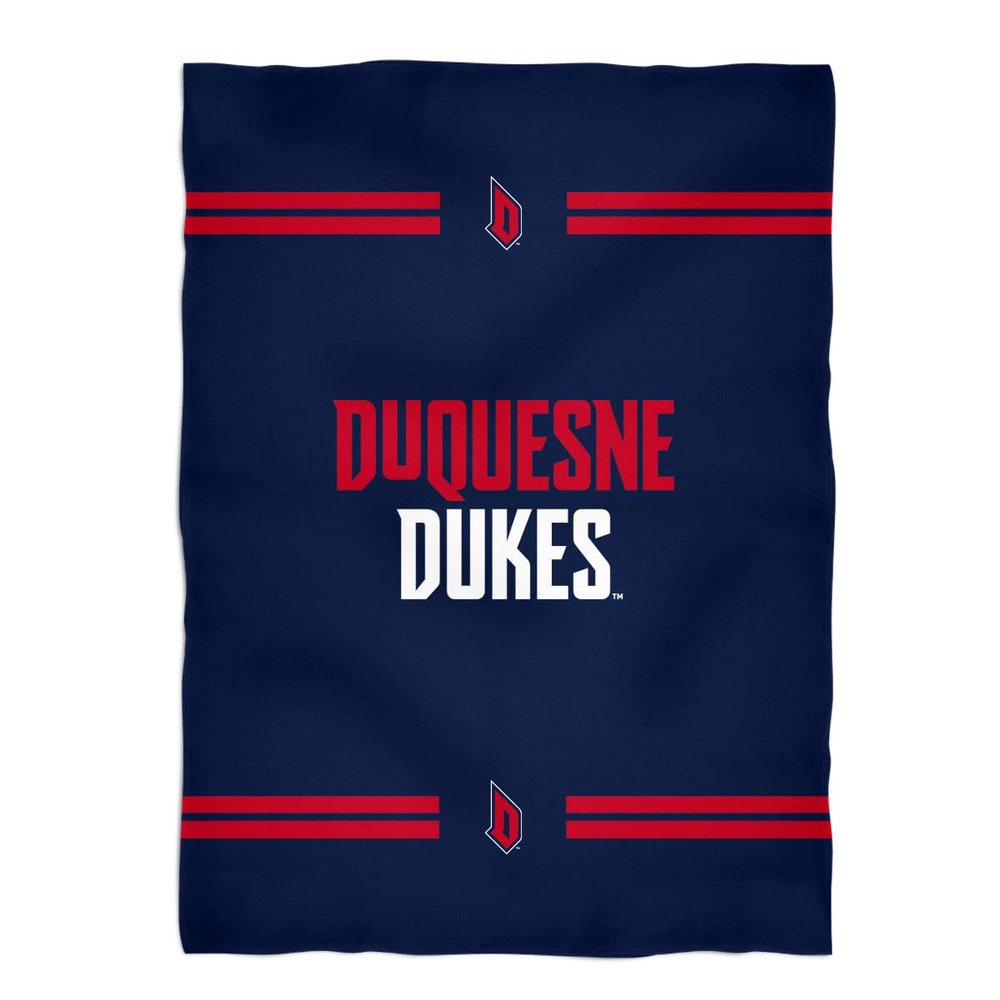 Duquesne University Fleece Throw Blanket Sofa Bedding for Living Room - Ultra Soft Plush Warm & Cozy Blanket for Kids Teenager College Students 40"x58"