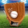 PVC Brown Baseball Pitcher Mitt to Protecting Your Hands , Sport Baseball Gloves , for babies Teenagers Adults To freight Baseball (12 . 5 inch) , Sport Baseball Gloves Baseball Pitcher Mitt Baseball view 2