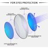 Millersawp Half Jacket XLJ Anti Blue Light Replacement Lenses Compatible with Oakley Sunglass-HD Clear view 2