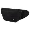 WATERFLY Running Belt Fanny Pack: Runner Marathon Jogging Waist Pack Sport Workout Exercise Fitness Phone Holder Belt for Men Women Jogger Slim Waistband Black view 1