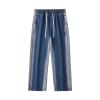 DIYAGO Jeans for Men Relaxed Fit Straight Leg Trendy Athletic Denim Pants Hip Hop Western Design Spring Jean Trousers Original Black Jeans Baggy Teenager Big and Tall Streetwear Wide Leg Jeans view 3