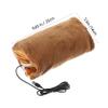 Veemoon 1pc USB Hand Warmer Plush Muffs for Women Winter Rechargeable Heating Gloves Soft and Comfortable Birthdays for Keeping Warm Outdoors view 2