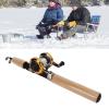 Ice Fishing Rod Reel, Portable Complete Ice Fishing Rod with Jigs for Adult view 3