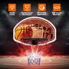 Giantex Basketball Hoop for Door, 29 X 20 Inch Hanging Basketball Board with Net, Indoor Outdoor Wall Mount Basketball Hoop for Kids Adults Teens Family Games Home Office Door view 2