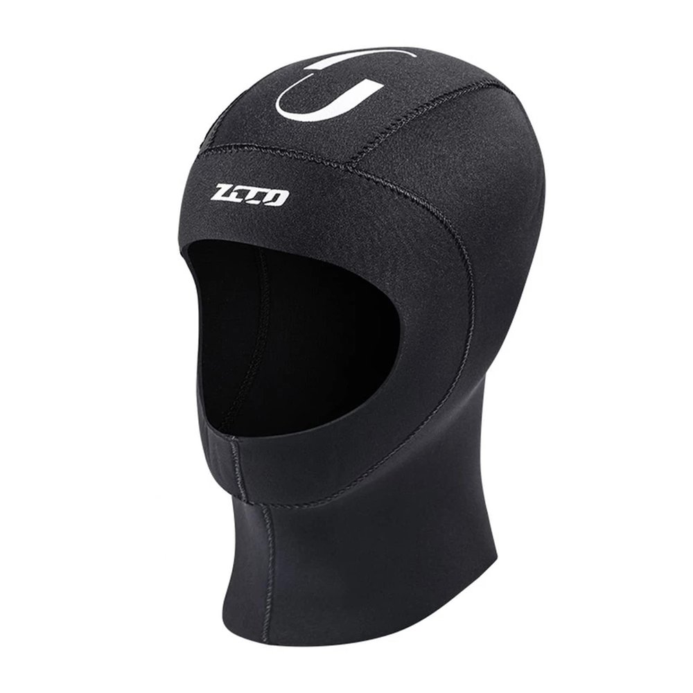 clhjinruoliu 5MM Neoprene Diving Hood Stretch Wetsuit Hat for Men Women, Winter Warm Head Cover Helmet Underwater Swimming Surf Kayak,XXL