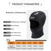 clhjinruoliu 5MM Neoprene Diving Hood Stretch Wetsuit Hat for Men Women, Winter Warm Head Cover Helmet Underwater Swimming Surf Kayak,XXL view 3