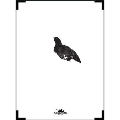 Accurize Shooting Target Capercaillie /5 m