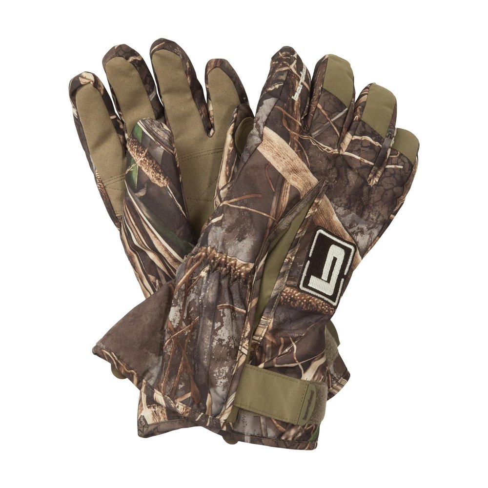 Banded Men's Squaw Creek Waterproof Breathable Insulated Camo Hunting Gloves with Easy-Grip Palm and Adjustable Cuff, MAX7, XX-Large