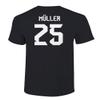 Germany Soccer Fans #25 Mller Football Gift Adult Unisex T-Shirt (Black, 3X-Large) view 3