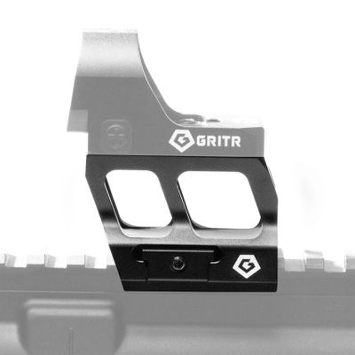 GRITR Lower 1/3 Co-Witness Skeletonized Picatinny Mount for GRITR 3.0 MOA Open Red Dot Reticle Reflex Sight