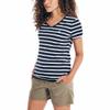 Nautica Womens Logo Tee Color Blue Size Medium view 3
