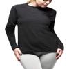 HEAT HOLDERS Women's LITE Base Layer Tops - Soft Thermal Long Sleeve Shirt - Cold Weather Gear - Moisture Wicking + Flat Comfort Seams | Black/M view 1