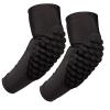 Topeter Padded Elbow Sleeves Kids Compression Arm Protective Support for Volleyball, Basketball, Rugby, Football,2PCS (Black YS) view 1