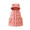 EnJoCho 1-5 Years Toddler Kids Boys Girls Winter Warm Lightweight Bear Ears Hooded Sleeveless Padded (Red-A#67, 12-18 Months) view 1