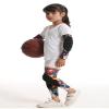 Topeter Youth Padded Arm Sleeves 1 Pair Compression Arm Protective Support for Basketball, Volleyball, Football Pink YL view 3